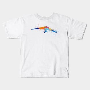 Delta wing in watercolor Kids T-Shirt